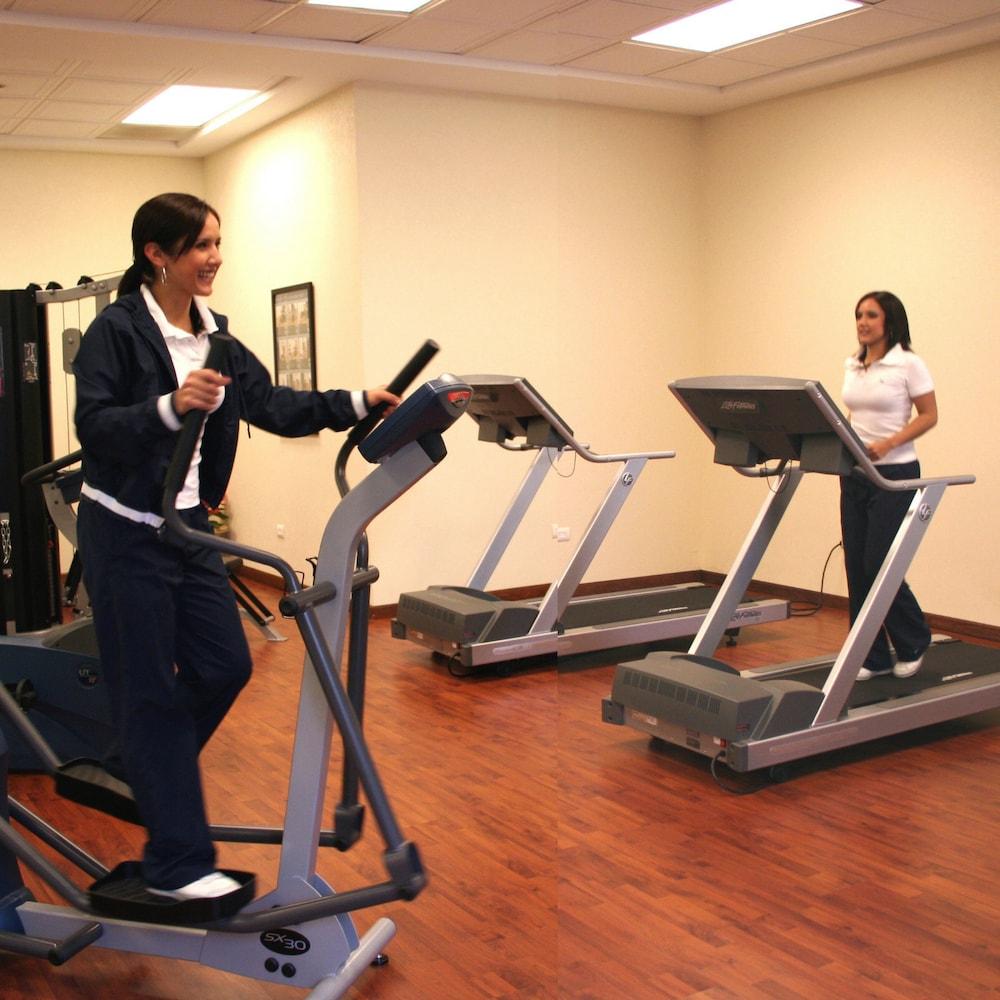 萨菲奢华皇谷酒店 San Pedro Garza Garcia 外观 照片 Two women on treadmills